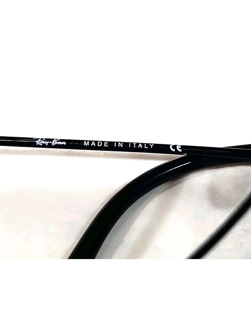 Ray Ban RB3025 L2823 No Lenses Aviator Black Sunglasses Frame 58-14 Italy